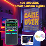 rideau lumineux led multicolore pixelé moderne synchronisation musique diy ip65