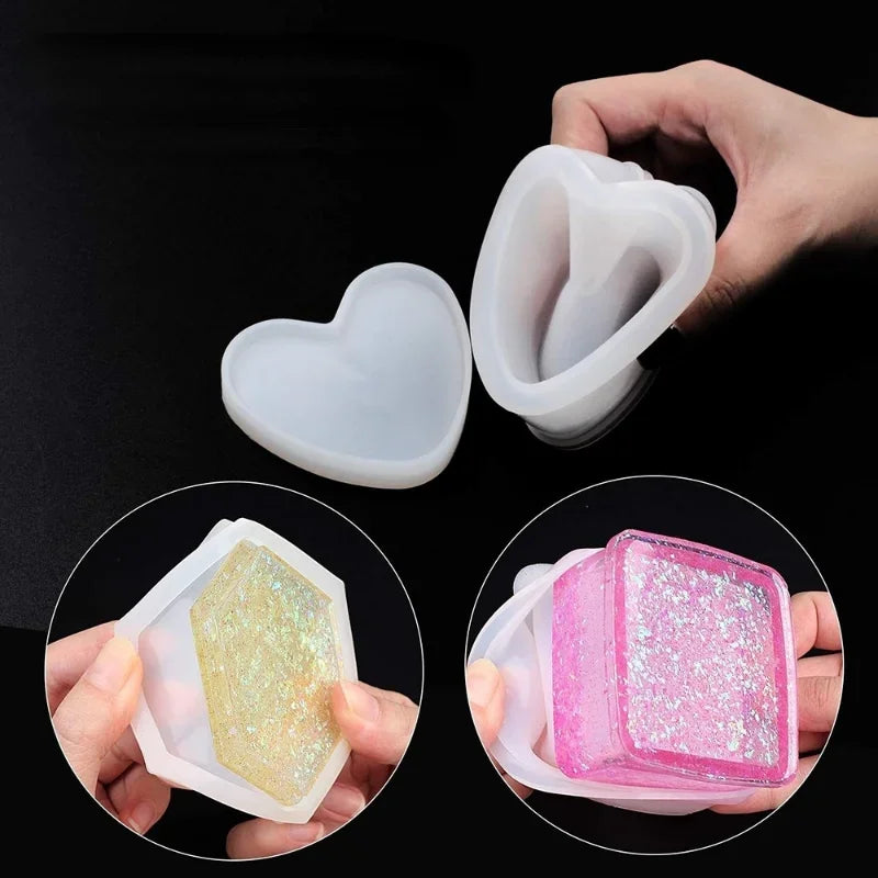 moules bijoux silicone blanc bleu rose violet vert brillants modernes boutons boucles doreilles set