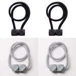 rubans rideaux adhésifs texturés gris noir blanc minimaliste moderne 42cm 2.5cm