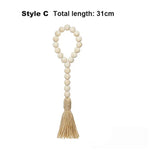 bracelet boho chic blanches frange coton naturel artisanal unique