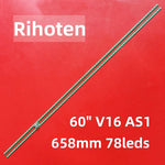 bande led vert imprimée points lumineux moderne 78 leds 60cm 5v connecteurs électriques aluminium
