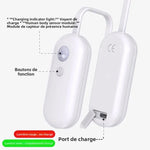 lampe toilette led veilleuse adhésive détection mouvement changement couleurs usb moderne blanc