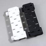 support mural blanc noir clips magnétiques grille perforations outils organisation pratique fonctionnel