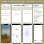 moteur store roulant électrique intelligent batterie 3200mAh bluetooth homekit google