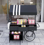 chariot roues trois auvent moderne divers produits emballés commercialDecoration mariage anniversaireMETAL