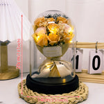 bouquet roses stabilisées cloche verre noir rose bleu violet romantiqueintérieur decorationévénement mariage