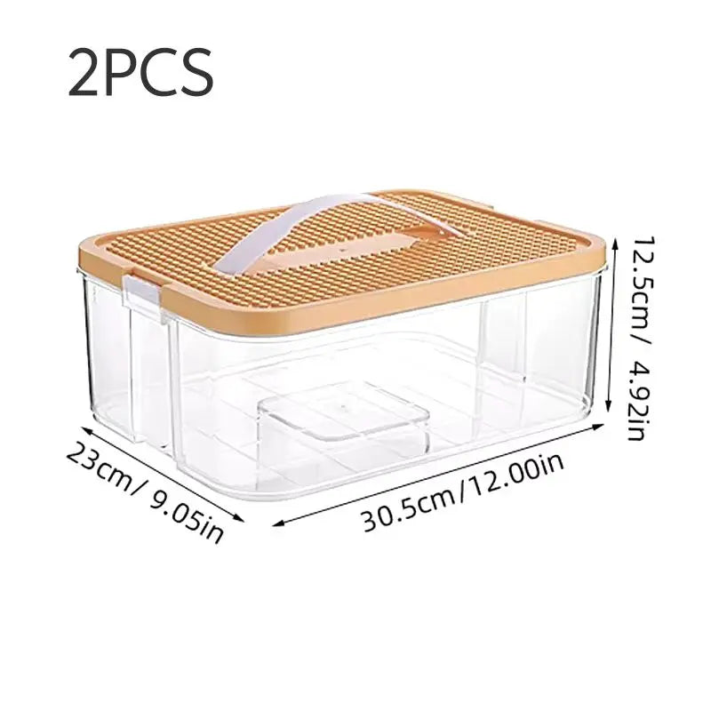 boîtes rangement empilables transparentes multicolores blocs construction clips fixations moderne jouets enfants