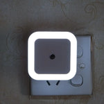veilleuse led nuit blanc bleu orange rose rectangulaire moderne minimaliste adhésive adaptateur secteur