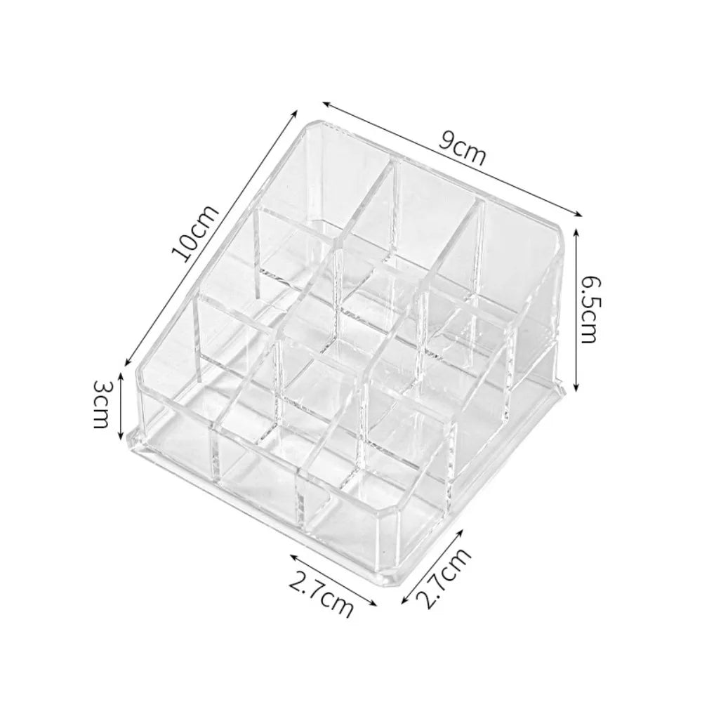 présentoir maquillage boîtes transparentes moderne 36 compartiments acrylique rechargeable