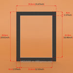 cadres photo carton texturé moderne noir blanc 20x16 16x12 a3 a4 lot 12