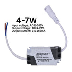 adaptateur alimentation led driver 24v 12w 18w 24w gris noir électronique