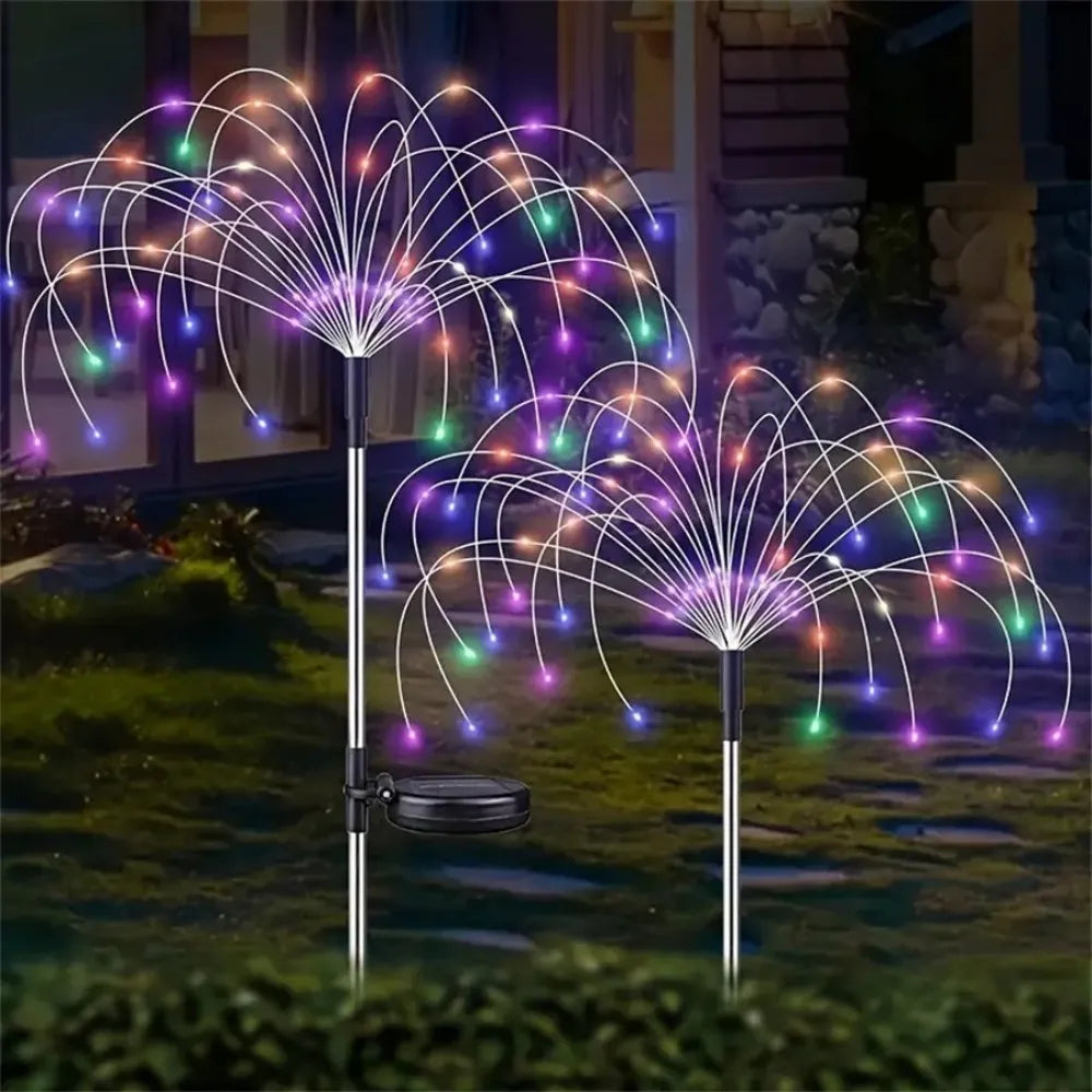 lumière solaire décorative étoile multicolore moderne ip65 led extérieure blanc interrupteur tactileextérieur