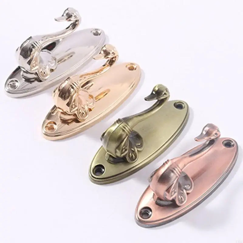 boucles rideau floral bronze doré argenté cuivre classiques pack deux boucles