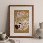 Cadre photo en bois massif A4 pour bureau ou mur - Décoration intérieure élégante et personnalisée