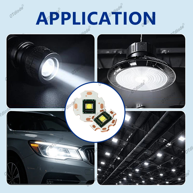 Diode led blanc 6000k moderne imprimée pcb 10mm 20mm 25mm 32mm