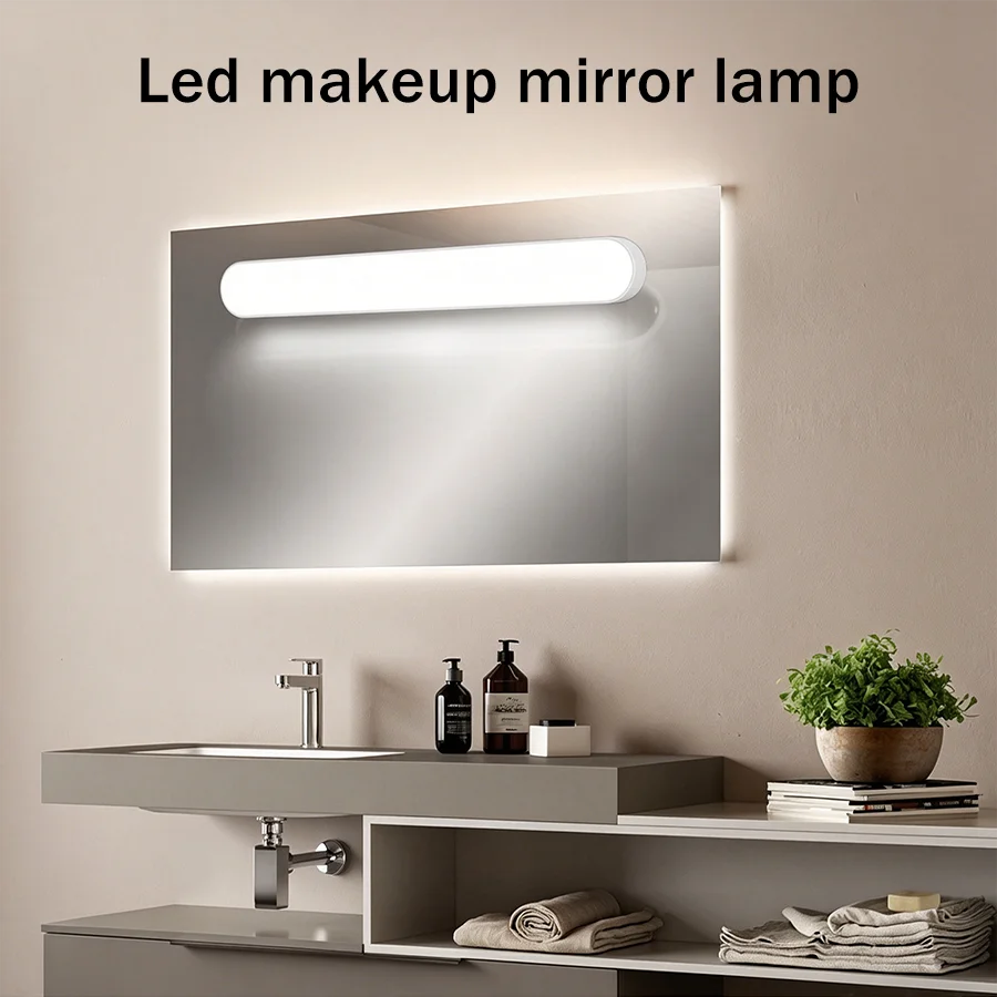 lampe led maquillage miroir rechargeable aimant blanc noir réglable modernes salle bain chambre