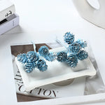 décoration intérieure cônes pin artificiels moderne brillants mariage anniversaire baby shower