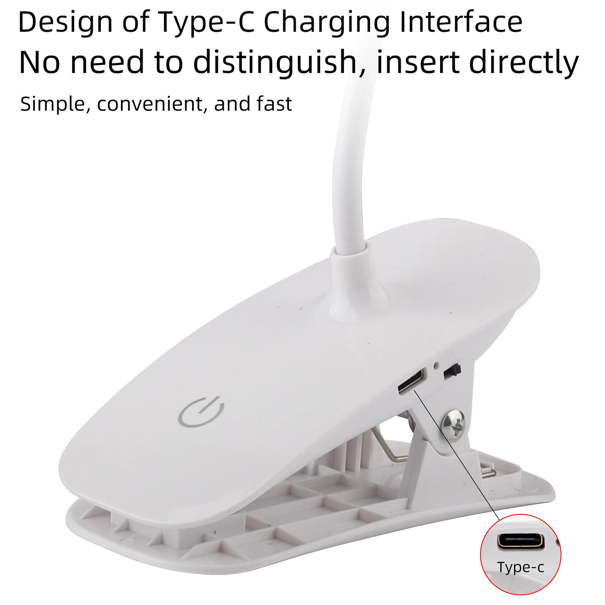 lampe led sans scintillement protection yeux éclairage table usb clip flexible moderne tactile