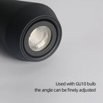 lampe suspendue moderne conique noire dorée ampoule gu10 câble noir étude chambre coucher