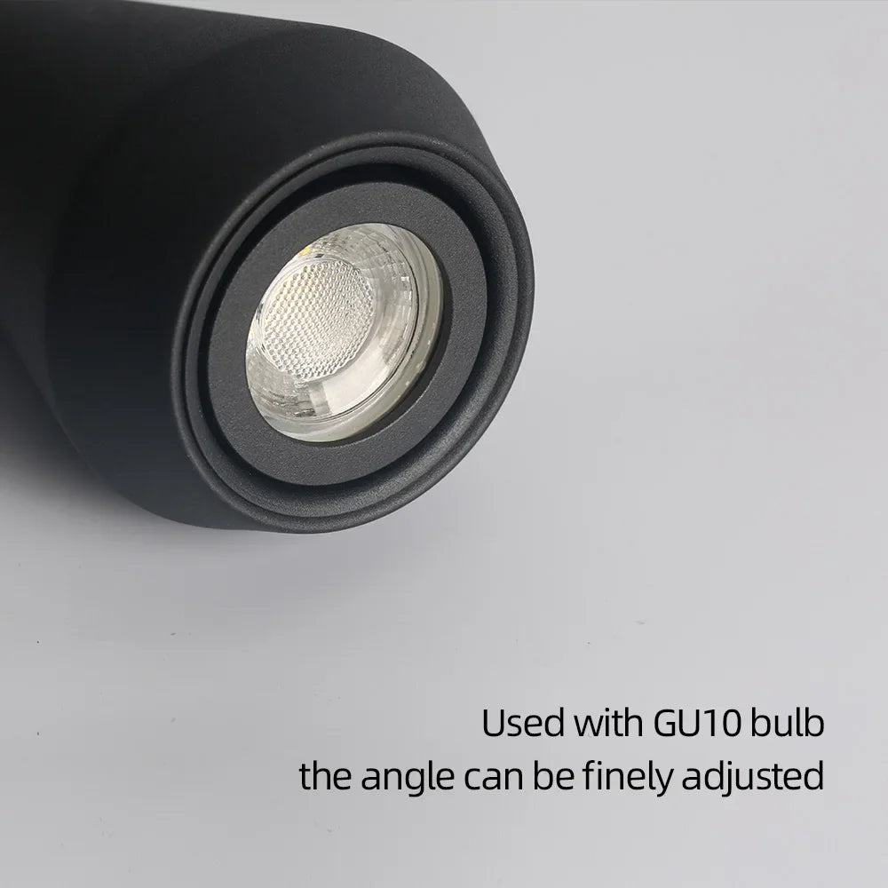 lampe suspendue moderne conique noire dorée ampoule gu10 câble noir étude chambre coucher