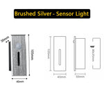 lampe mur moderne argent blanc doré noir adhésive led 220v aluminium