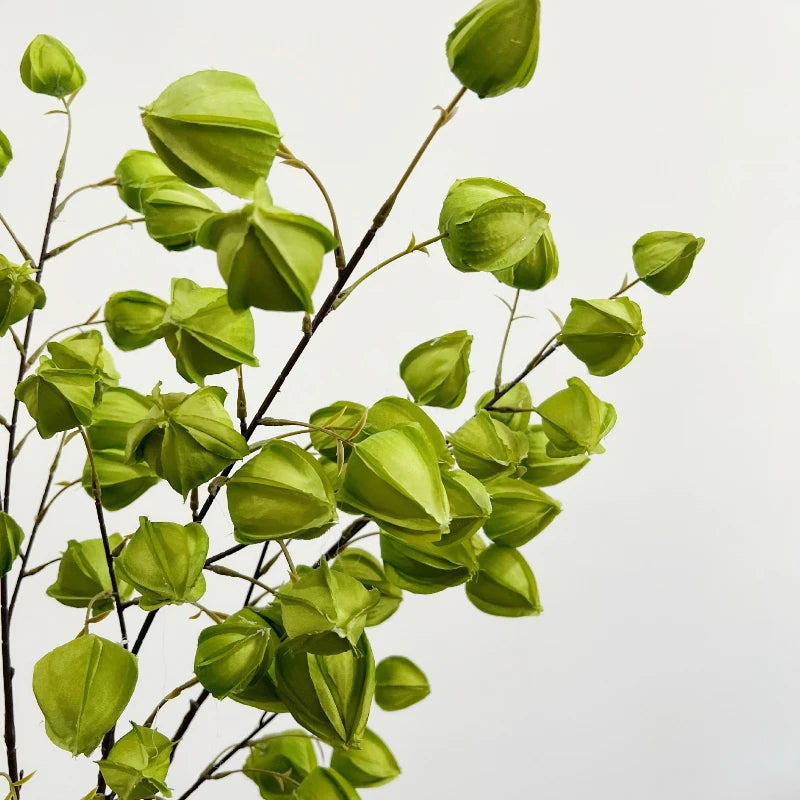 bouquet artificiel orange bleu rouge vert feuilles coeurs moderne intérieur decoration 98CM