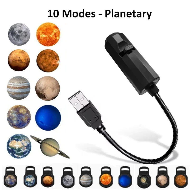 projecteur ciel étoilé lampes planétaires projections nébuleuses motifs astronautes chambre