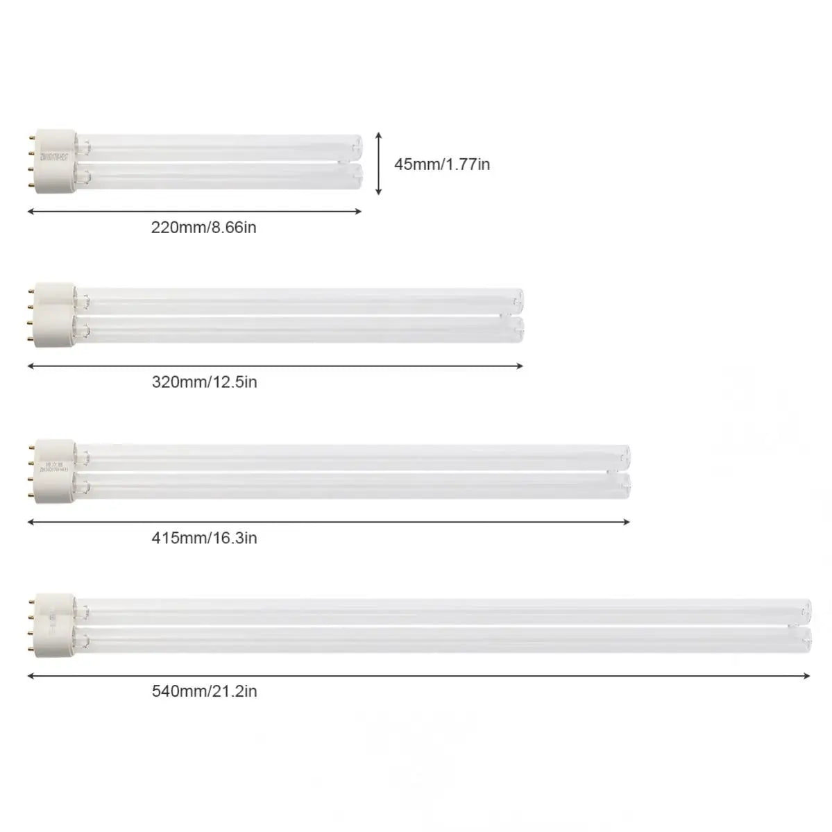 lampe stérilisante uv led 18w 24w 36w 55w moderne salon purification blanc
