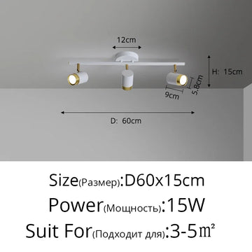 lustre led moderne spots encastrables salon chambre salon noir blanc doré contemporain