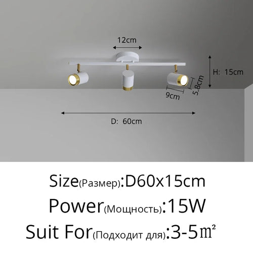 lustre led moderne spots encastrables salon chambre salon noir blanc doré contemporain