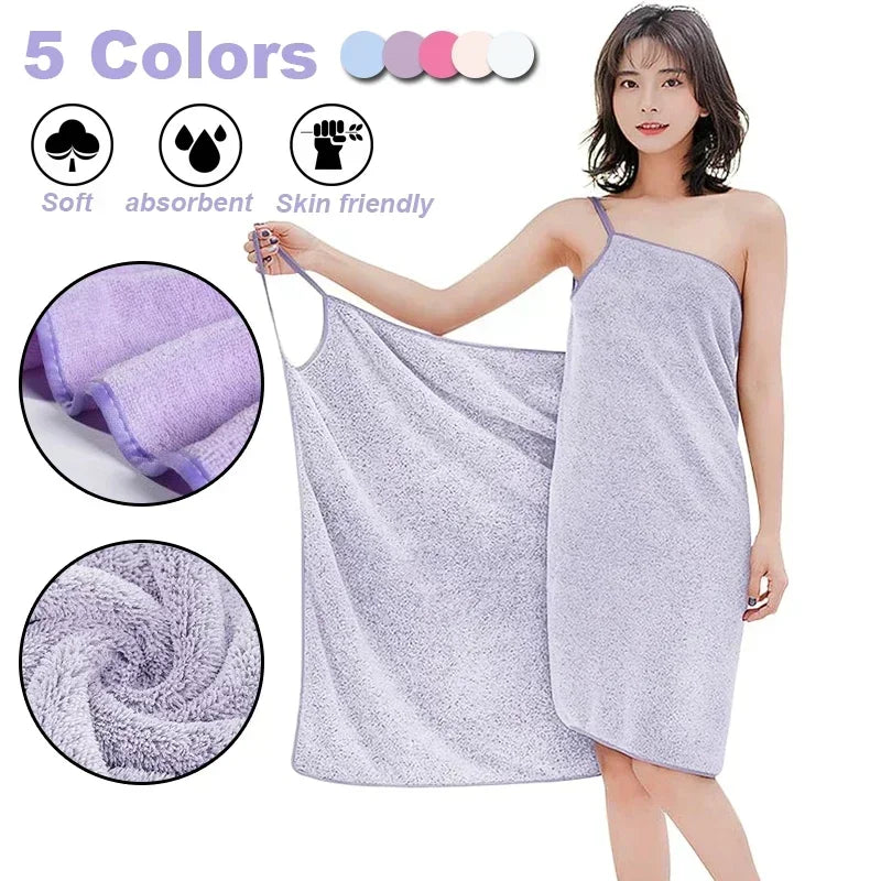 serviette plage douce microfibre violet rose bleu absorbante moderne confortable