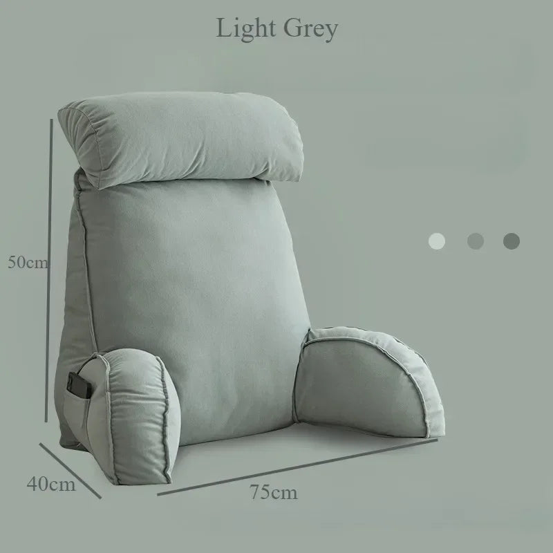coussins d'appui dos bras lavables modernes beige gris rose