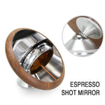 miroir aimanté moderne minimaliste bois argent métal lisse observation espressoSHOT