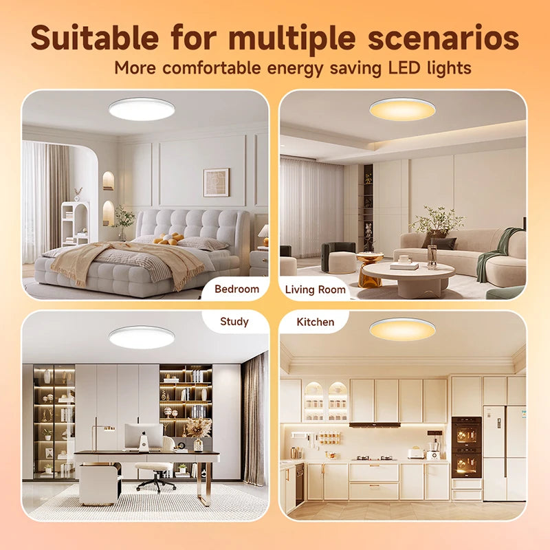 lampe led moderne blanc rond facile 2000 82000 lumens 30w 40w