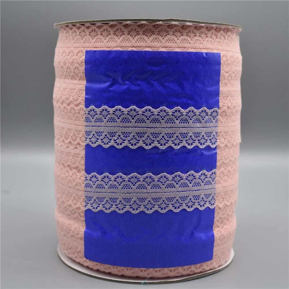 ruban dentelle fine blanc bleu rouge rose violet beige 28mm mariage décoration classique��