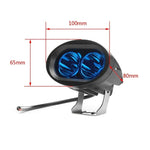 lampe signalisation chariot élévateur bleu noir moderne industrielle transparente refroidissement vis fixationclé molette plaque