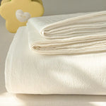 Taie d'oreiller en coton percale assortie au drap plat