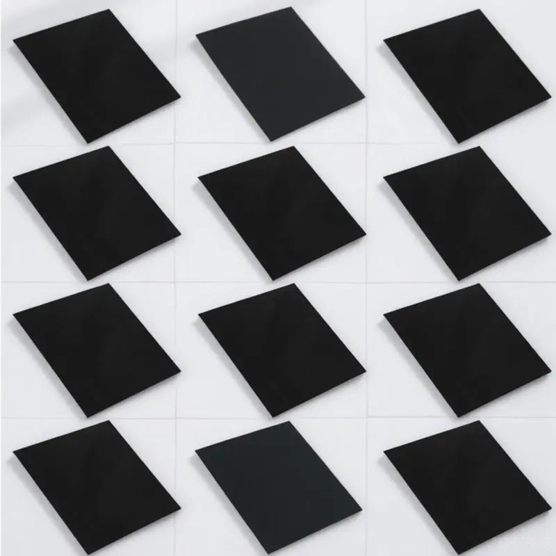 plaque acrylique noire love dorée moderne 9.9cm peinture autocollant décoration artisanat