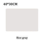 tapis table silicone moderne 60x40cm 40x30cm bleu jaune vert gris assiettes cuillers bols verres
