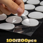 points colle adhésive double face ronds transparents ballons décoration moderne mariage fêtes