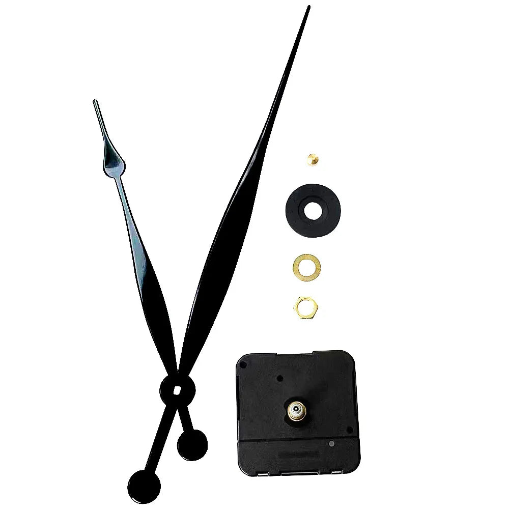 mouvement horloge carré noir doré moderne bricolage horlogerieDecorationMurrale