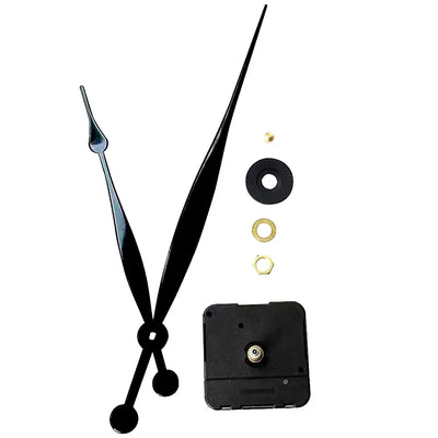 mouvement horloge carré noir doré moderne bricolage horlogerieDecorationMurrale