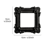 cadre photo noir ornemental vintage rococo motif floral baroque A1 A2 A3 A4 A5