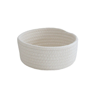 corbeille rangement coton tressé ronde cosmétiques jouets décoration maison moderne