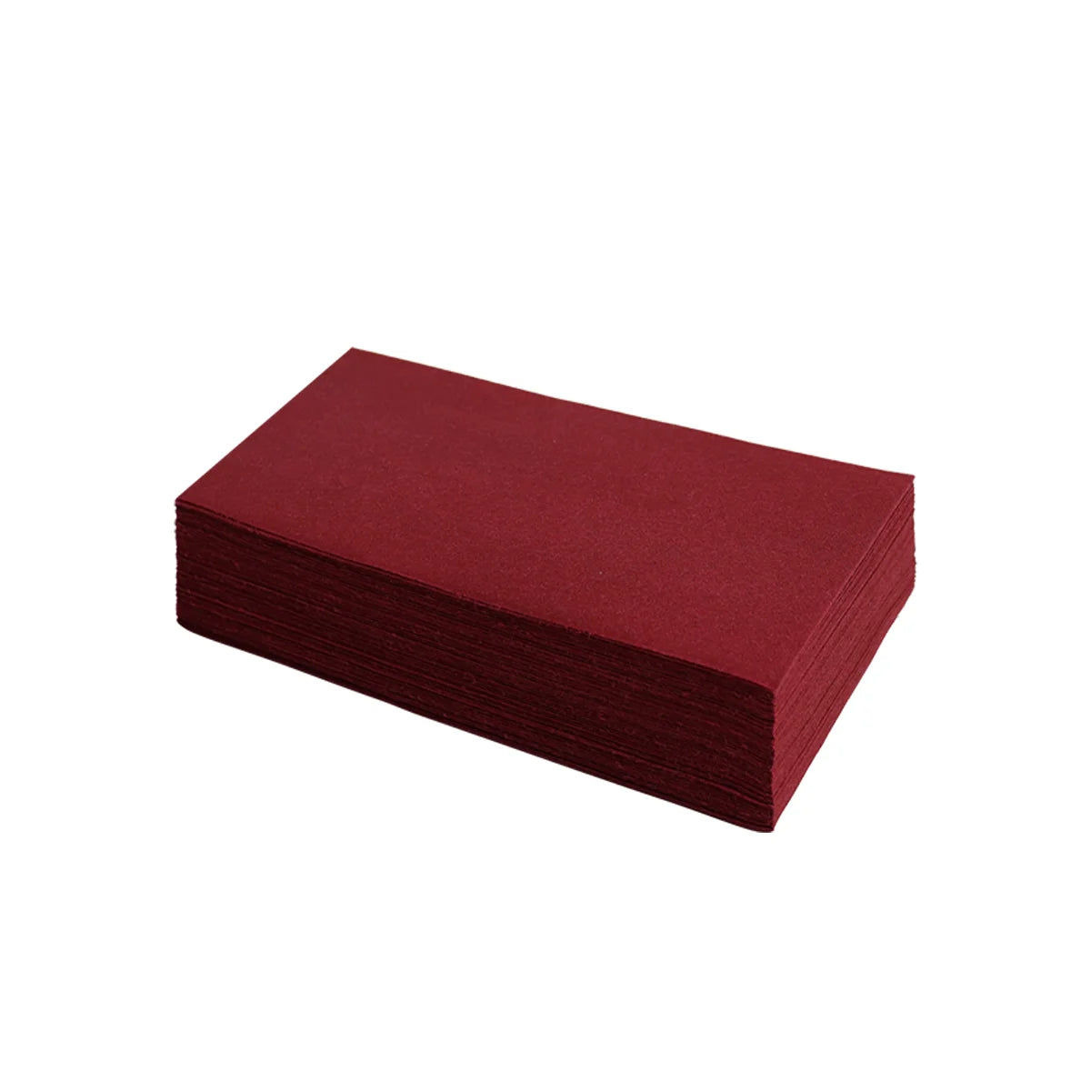 serviettes table papier bois 55g/m² 40cm 20cm rouge noir vert bleu absorbantes modernes jetables