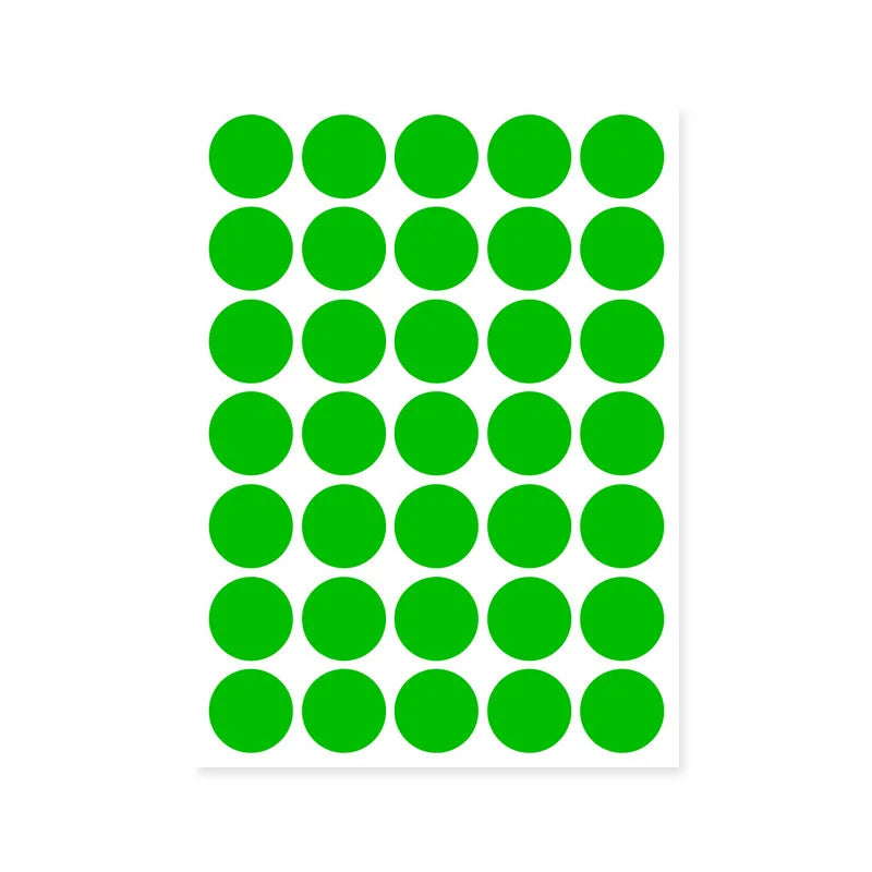 autocollants ronds multicolores 100 pièces stickers adhésifs décoration moderne minimaliste