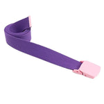 ceintures enfant toile rouge violet bleu clair jaune rose blanc beige