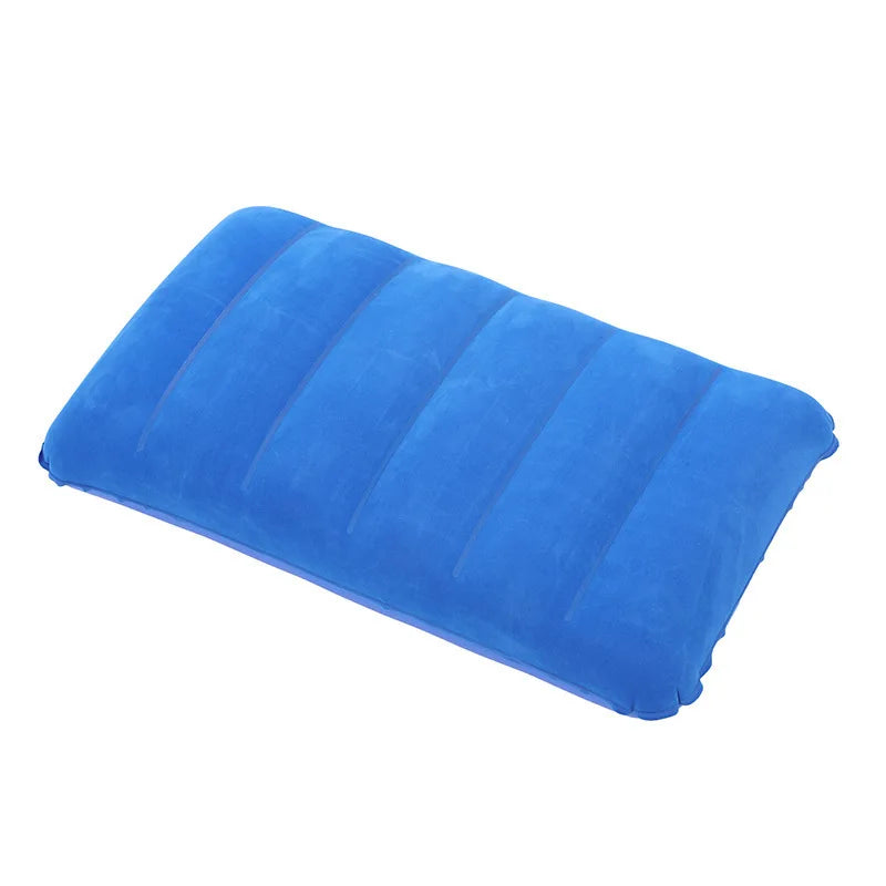 coussin gonflable portable cou coloré fibre pvc moderne imperméable extérieur camping voyage