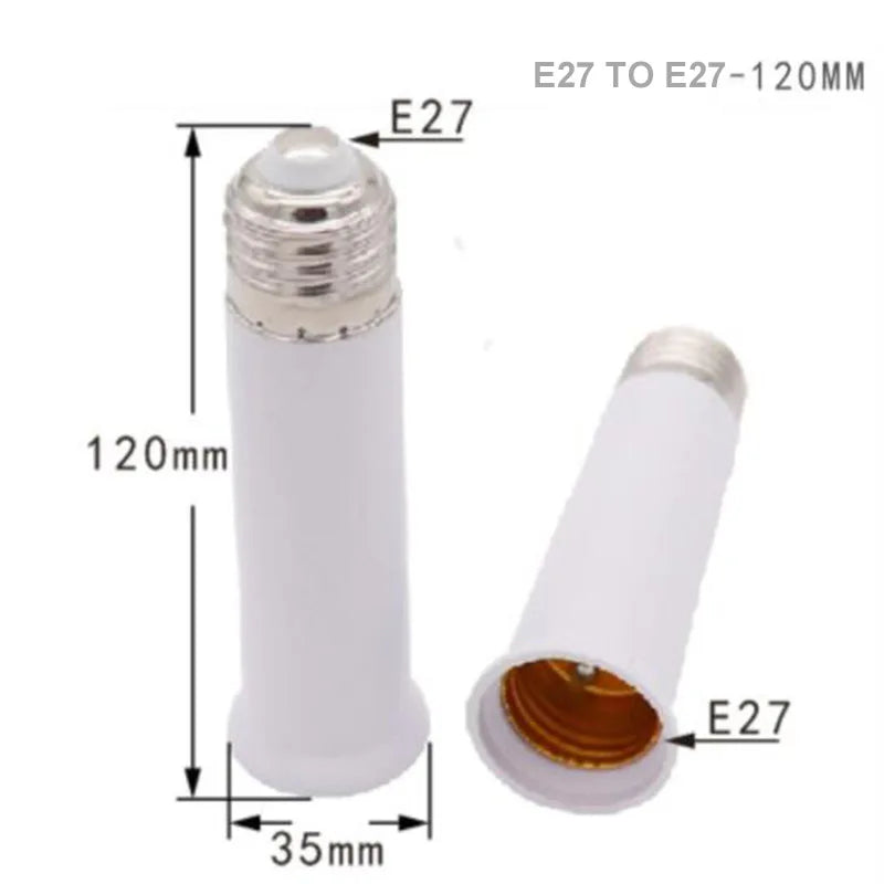 adaptateur culot e27 blanc moderne mat métal certification ccc extension lampe