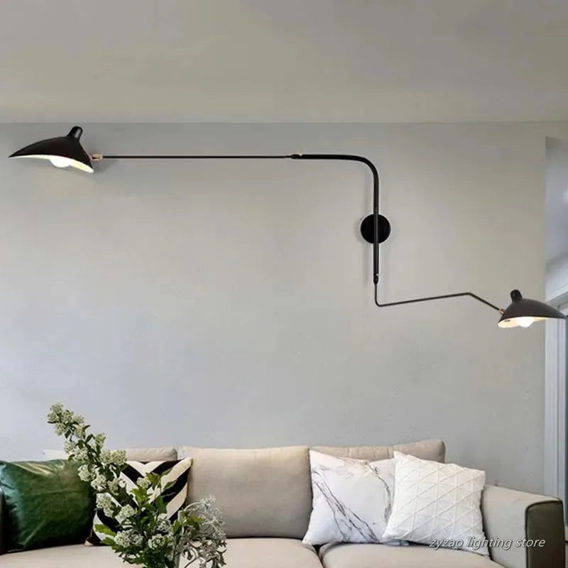 lampe murale moderne noire fixée mur sans LED 90 260V flux 249 2000 lumens